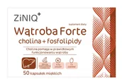 Układ pokarmowy - ZINIQ Wątroba Forte cholina + fosfolipidy, 50 kapsułek - miniaturka - grafika 1