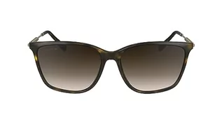 Okulary przeciwsłoneczne - Lacoste Damskie okulary przeciwsłoneczne L6016S, Dark Havana, jeden rozmiar, Ciemna Hawana, Rozmiar uniwersalny - grafika 1
