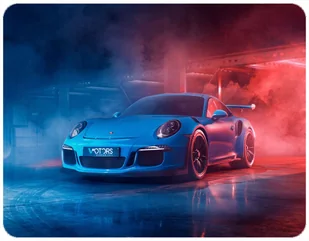 PODKŁADKA POD MYSZKĘ PORSCHE Z IMIENIEM 23x19CM DO LAPTOPA - Podkładki pod mysz - miniaturka - grafika 1