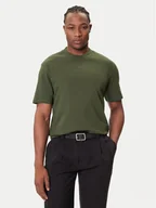 Koszulki męskie - HUGO T-Shirt Dapolino 50488330 Zielony Relaxed Fit - miniaturka - grafika 1