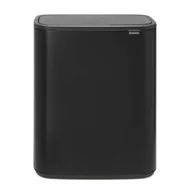 Kosze na śmieci - Brabantia Kosz na śmieci Bo Touch Bin 60 l czarny matowy 223020 - miniaturka - grafika 1
