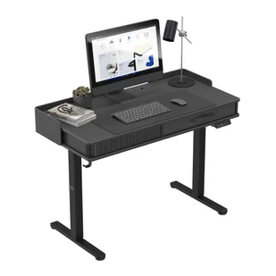 Biurko elektryczne Mark Adler Leader 8.0, Regulowane, z portami USB, Czarne - Biurka - miniaturka - grafika 1