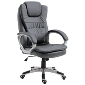 Fotele i krzesła biurowe - ACTIVEJET YK7304 Szary Podgrzewany z masażem - miniaturka - grafika 1