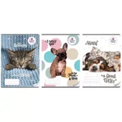 Zeszyty szkolne - Beniamin Zeszyt A4/32K kratka The sweet pets (10szt) - miniaturka - grafika 1