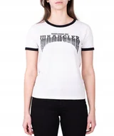 Koszulki i topy damskie - T-shirt Wrangler RINGER TEE 112339704 W7N0D3W02 Worn White S - miniaturka - grafika 1