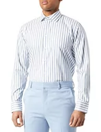 Koszule męskie - SELETED HOMME Męska koszula Slhslimethan-DOB Stripe Shirt Ls B Noos, Bright White/Stripes:STRIPES, XL - miniaturka - grafika 1