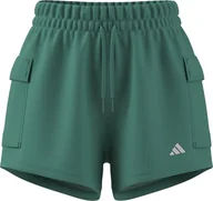 Spodenki damskie - adidas Damskie Essentials Małe Logo French Terry Cargo szorty - miniaturka - grafika 1
