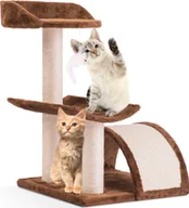 Drapaki dla kotów - Pethaus Drapak, domek dla kota 58 cm DR-254 brązowy - miniaturka - grafika 1