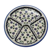 Dekoratorstwo - Ceramiczny talerz dzielony Ceramika Bolesławiec - miniaturka - grafika 1