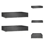 Pokrowce na meble ogrodowe - vidaXL Pokrowce na meble ogrodowe 2 szt. 16 oczek 325x205x60 cm Prostokątne - Pokrowce ochronne na meble ogrodowe - miniaturka - grafika 1