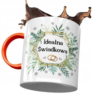 Kubek Pomarańczowy Dla Świadkowej Druhny Prezent z Nadrukiem ze Zdjęciem+ Opakowanie na prezent (wzór 01) - Kubki Kubek Pomarańczowy Dla Świadkowej Druhny Prezent z Nadrukiem ze Zdjęciem+ Opakowanie na prezent (wzór 01) - Kubki - miniaturka - grafika 1