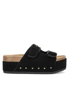 Badura Klapki TS6208-01 Czarny - Klapki i japonki damskie - miniaturka - grafika 1