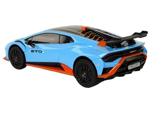 Auto R/C Lamborghini Huracan 1:24 Rastar Niebieskie - Samochody i pojazdy dla dzieci - miniaturka - grafika 5