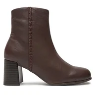 Botki damskie - Botki Clarks Keirsta Faye 26180038 Brązowy - miniaturka - grafika 1