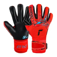 Piłka nożna - Rękawice bramkarskie Reusch Attrakt Duo czerwono-czarne 5370025 3333 - rozmiar rękawic - 8,5 - miniaturka - grafika 1