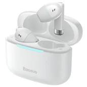 Słuchawki - Baseus Bowie E9 Białe - miniaturka - grafika 1