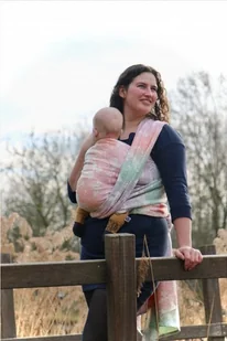 Yaro Slings Chusta tkana Yaro Woodland Duo Macarons Rainbow Tencel 4 3.6 m. - Chusty do noszenia dzieci - miniaturka - grafika 1