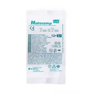 Apteczki i materiały opatrunkowe - MATOCOMP Kompresy z gazy 17-nitkowej jałowe 12-warstwowe 7x7cm-5 szt. - miniaturka - grafika 1