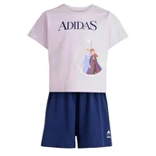 Bluzki dla niemowląt - adidas meisjes ADIDAS DISNEY FROZEN T-SHIRT SET, ice lavender/dark blue, 18-24 Months - miniaturka - grafika 1