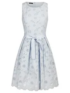 Sukienki - ApartFashion Damska letnia sukienka sukienka, jasnoniebieska, normalna - miniaturka - grafika 1