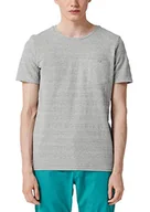 Koszulki męskie - Q/S designed by - s.Oliver T-shirt męski, szary (Grey 9400), S - miniaturka - grafika 1