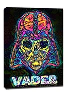 Obrazy i zdjęcia na płótnie - PsychoSkulls, Darth Vader, Star Wars Gwiezdne Wojny - obraz na płótnie Wymiar do wyboru: 90x120 cm - miniaturka - grafika 1