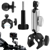Akcesoria do kamer sportowych - BRDRC UCHWYT ROWEROWY NA MOTOCYKL 1/4 CALA 360 STOPNI GOPRO - miniaturka - grafika 1