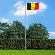 vidaXL Flaga Belgii, 90x150 cm vidaXL