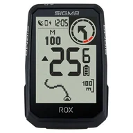 Liczniki rowerowe - Licznik rowerowy SIGMA Rox 4.0 Endurance HR Set Czarny Podświetlany - miniaturka - grafika 1