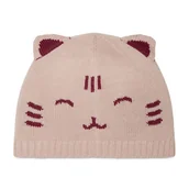 Czapki dla dzieci - Czapka United Colors Of Benetton 1270HA001 Różowy - miniaturka - grafika 1