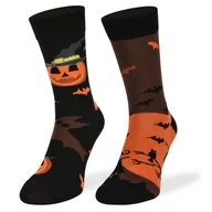 Skarpetki męskie - Comodo, Kolorowe Skarpetki, Halloween,  rozmiar 35/38 - miniaturka - grafika 1