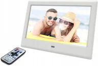 Ramki cyfrowe do zdjęć - Cyfrowa Ramka Do Zdjęć 7'' 1024X600 Czytnik Sd Usb 2.0 Mp3 Rmvb Zegar Alarm - miniaturka - grafika 1