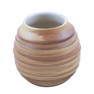 Verde Mate Ceramika Kalabasa - miód Matero - biała glazura - Yerba Mate - miniaturka - grafika 1