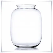 Dekoracje domu - Szklany słoik ozdobny BAŃKA H-22 cm D-17 cm - miniaturka - grafika 1