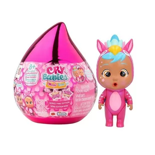 Cry Babies Magic Tears Magiczne łzy różowa edycja - Lalki dla dziewczynek - miniaturka - grafika 1