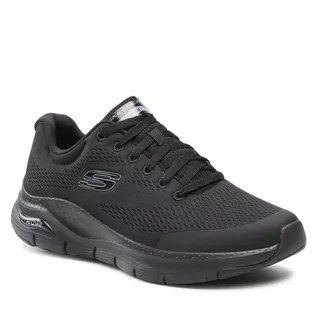 Sneakersy damskie - SKECHERS Sneakersy Arch Fit 232040/BBK Black - grafika 1