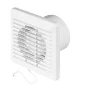 Wentylatory łazienkowe - Wentylator łazienkowy WB100W biały, 0,67 kg, Ø100, włącznik pociągany AWENTA - miniaturka - grafika 1