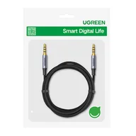 Kable - Kabel jack 3,5mm AUX UGREEN 1.5m (szary) - miniaturka - grafika 1
