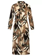 Sukienki - APART Fashion Sukienka damska z nadrukiem, brązowy-wielokolorowy, 34 - miniaturka - grafika 1