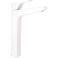 Baterie umywalkowe - Deante Hiacynt bateria umywalkowa stojąca wysoka biały półmat BQHA20N - miniaturka - grafika 1