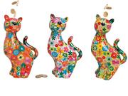 Figurki dekoracyjne - Skarbonka - Kot (wzór do wyboru) - miniaturka - grafika 1