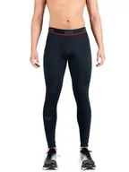 Kalesony - Leginsy sportowe długie męskie 2w1 SAXX KINETIC  Tight - czarne - miniaturka - grafika 1