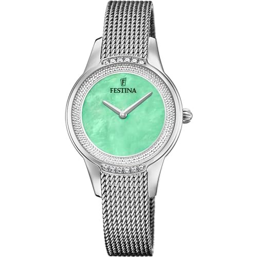 Festina Dress Watch F20494/6, zielony, pasek, Zielony, bransoletka