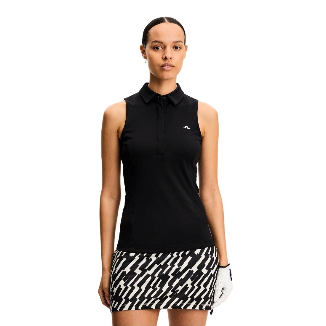 Koszulka damska J.Lindeberg Dena Sleeveless Polo Black S