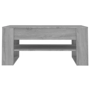 Lumarko Stolik kawowy, szary dąb sonoma, 102x55x45 cm - Ławy i stoliki kawowe - miniaturka - grafika 4