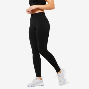 Legginsy fitness damskie Domyos Push Up - Spodnie sportowe damskie - miniaturka - grafika 1