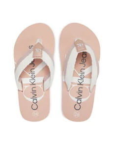 Calvin Klein Jeans Japonki V3A8-80843-0058 M Różowy - Buty dla dziewczynek - miniaturka - grafika 1