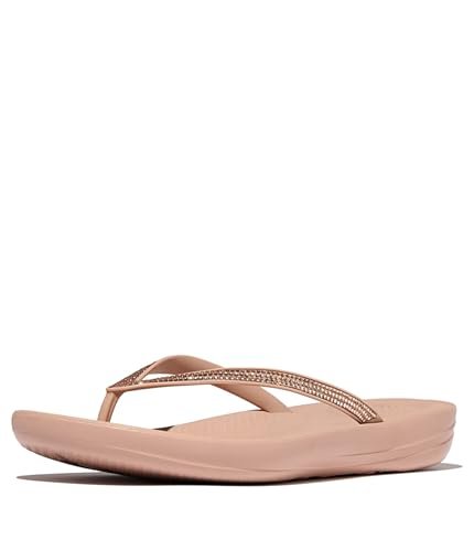 Fitflop Klapki damskie IquLeishouer Sparkle, Klasyczny beżowy, 43 EU