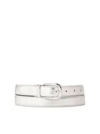 Paski - Dwustronny srebrno-czarny pasek - 100 - miniaturka - grafika 1