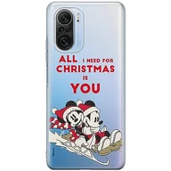 Etui i futerały do telefonów - ERT GROUP etui na telefon Xiaomi MI 11i/ REDMI K40/K40 PRO/POCO F3/ F3 PRO, case oryginalny i oficjalnie licencjonowany przez Disney, wzór Mickey & Minnie 015, plecki z TPU częściowo przeźroczyste - miniaturka - grafika 1